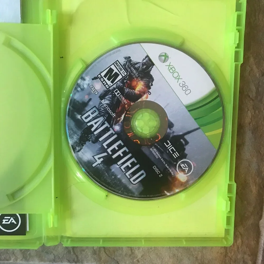 Need For Speed Hot Pursuit Battlefield 4 Racing Xbox 360 Game Lot Of 2 Tested